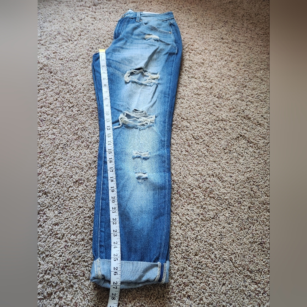 KanCan Distressed Destroyed Relaxed Fit Jeans Size 7/27 NWT - Picture 10 of 11